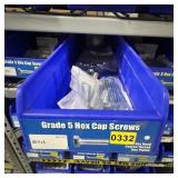 Bin With Assorted Hardware Items; See Photos; Quan