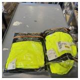 (3) 2xl Lime Long Sleeve Shirts; Safety Shirts