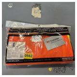 Hi-vis Vest Shirt 2xl/3xl; Zipper Reflective Short