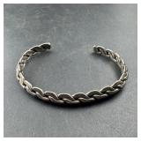 Sterling Silver Cuff Bracelet; Marked 925; 18.6 Gr