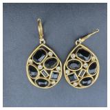 Purple Earrings; Costume Jewelry