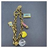 Vintage Music Charm Bracelet