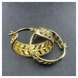 Jacmel Mauritius Sterling Silver Hoop Earrings; Ma