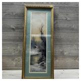 Framed Winter Landscape Print