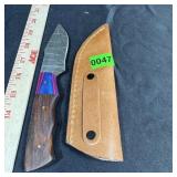 Lmk Custom Damascus Knife And Sheath