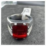 Garnet Ring Size 10