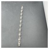 Sterling Silver Elephant Bracelet Aci 925 10.2 Gra