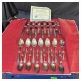 26 Pc. Melody Silverplated Silverware Set W/ Case