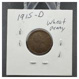 1915-d Wheat Cent