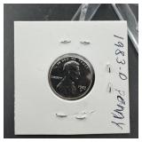1983-d Penny