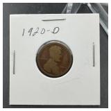 1920-d Wheat Cent