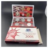 2001 United States Mint Silver Proof Set (1.338 Oz