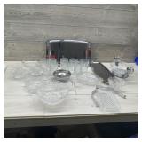 Glassware & Serving Pieces Lot