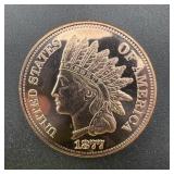 1 Oz. .999 Copper Round
