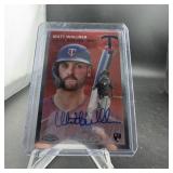 Matt Wallner Rookie Autograph Baseball Card