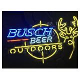 Busch Beer Outdoors Deer Buck Hunting Beer Lager N