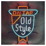 Old Style On Tap Neon Beer Sign