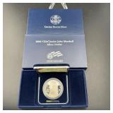 2005 Chief Justice John Marshall Proof Silver Doll