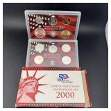 2000 United States Mint Silver Proof Set (1.338 Oz