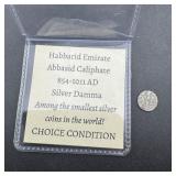 Habbari Emirate Abbasid Caliphate Silver Damma