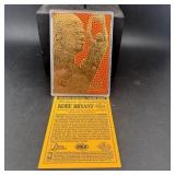 Kobe Bryant 23kt Gold Foil Sculpture Basketball Ca