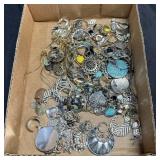 Vintage Costume Jewelry Flat