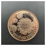 1 Oz. .999 Copper Round