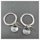 Robert Lee Morris Hoop Earrings Rlm 925 13.8 Grams