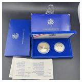 1986 United States Liberty Coin Set (silver Dollar