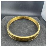 Hinged Bangle Bracelet