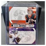 Joe Burrow And Justin Jefferson Rookie Football Ca