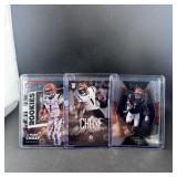 Ja'marr Chase Rookie Football Cards (3 Qty)