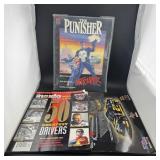 Collectible The Punisher & Racing Magazine