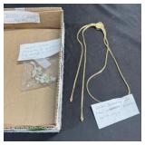 Sarah Coventry Gold Tone Necklace And Brooch