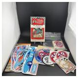 Racing Sticker And Patch Lot