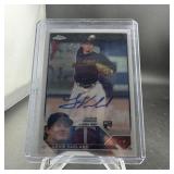 Louis Varland Rookie Topps Chrome Autograph Baseba