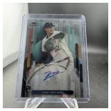 Zebby Matthews Rookie Topps Finest Autograph Baseb