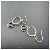 Silpada Hammered Sterling Silver Earrings 925 3.8