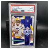 2024 Score Jayden Daniels Graded Psa8 Rookie Footb