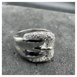 Belt Buckle Ring Size 9