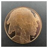 1 Oz. .999 Copper Round