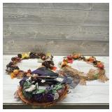 Fall & Halloween Wreath Decor Lot