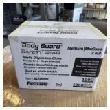 Case Of 1,000 Blue Nitrile Disposable Gloves - Med