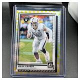 Maxx Crosby Football Card; Numbered 145/199.