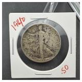 1940 Walking Liberty Silver Half Dollar