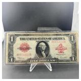 1923 $1 Red Seal United States Note