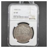 1904-S Morgan Silver Dollar NGC XF40