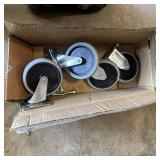 (4) 5 Inch Casters Assorted