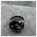 Large Dark Stone Ring