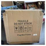 Approx. 20'' Wooden Flag Display Box
